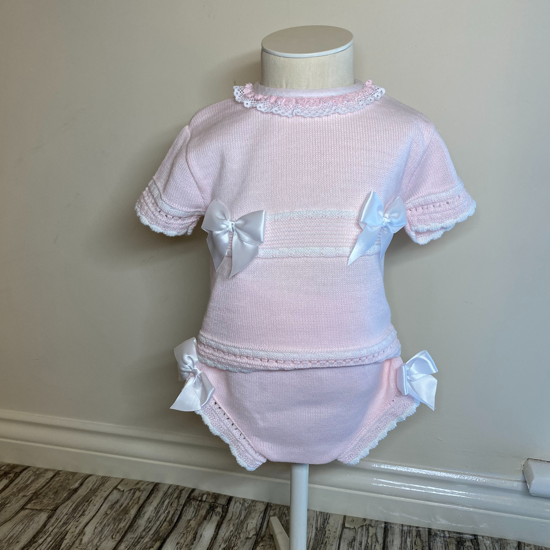 Knitted Shorts Set