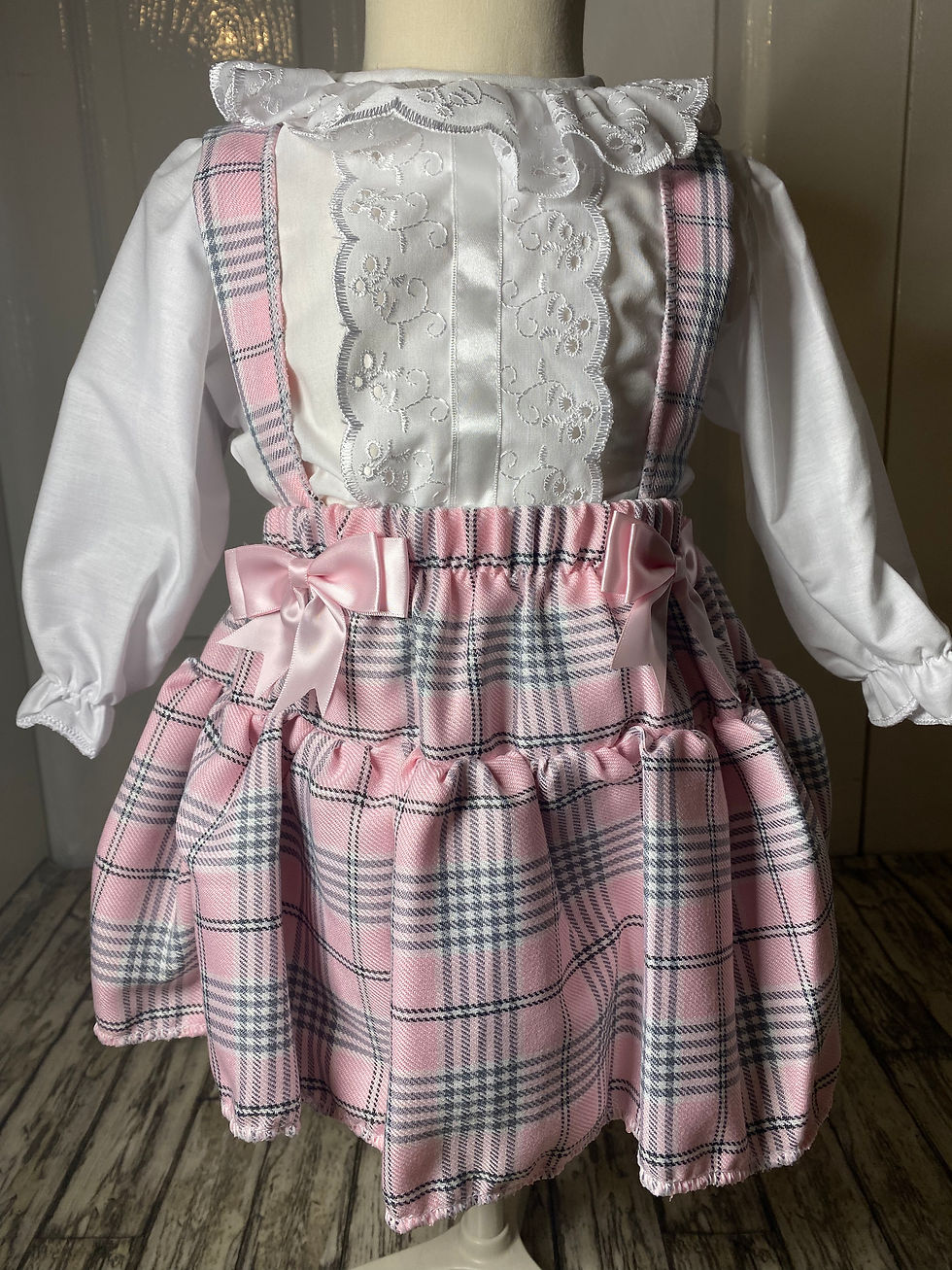 Thumbnail: Pink Tartan Jam pant set