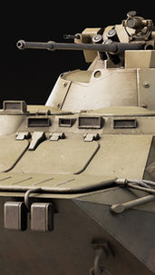 close-up of an BTR-82A 3D-model