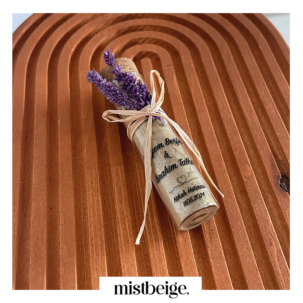 Küçük resim: Deney Tüpünde Lavanta Süslemeli Kına