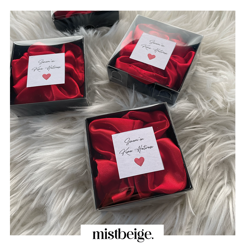 Küçük resim: Siyah Kutuda Saten Toka Kına Hediyeliği