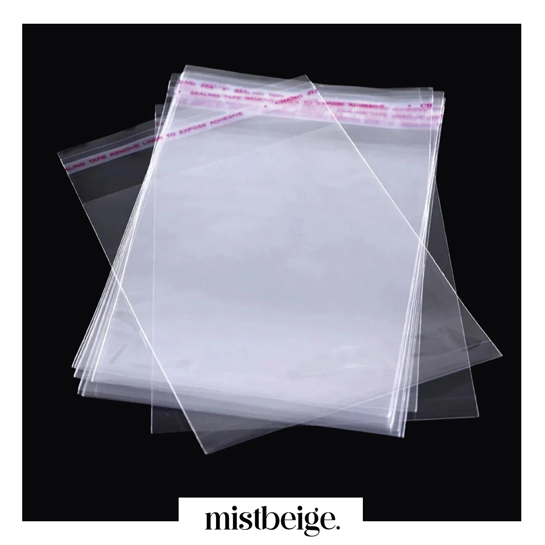 Şeffaf Jelatin Poşet