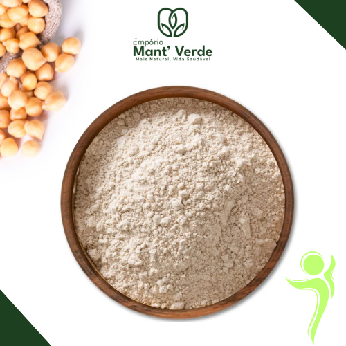  Farinha De Grão De Bico 500g - 100% Natural