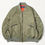 Thumbnail: 2526 SPECIAL GUEST EASY BURSTLINE BOMBER JACKET - Grey Green