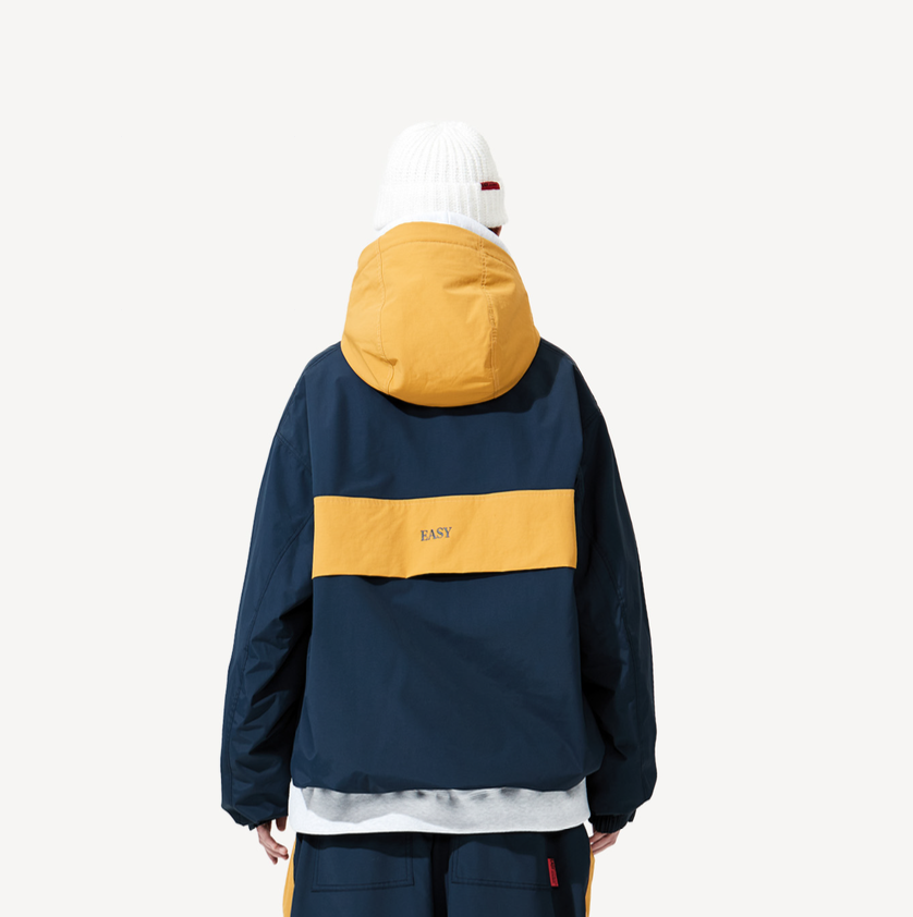縮圖：2627 SPECIAL GUEST EASY Colorblock 雪衣｜雪褲 - Navy Peony