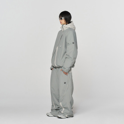 GAFH FH Curved Line Pants (Neutral Grey)