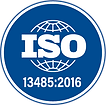 ISO 13485:2016 certification badge
