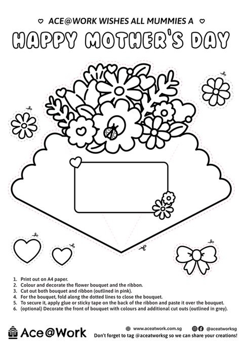 DIY Mother's Day Flower Bouquet for kids