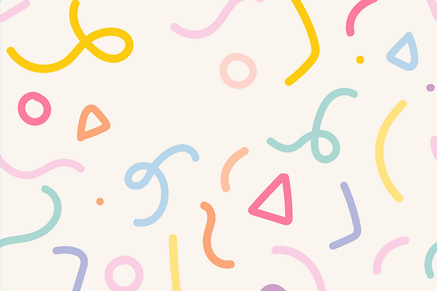 Colourful Swiggly Lines