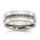 Thumbnail: Stainless Steel Black Diamond Band