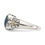 Thumbnail: Sterling Silver & 14K Gold Blue Topaz Ring