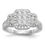 Thumbnail: 14KW 1 1/2cttw Diamond Engagement