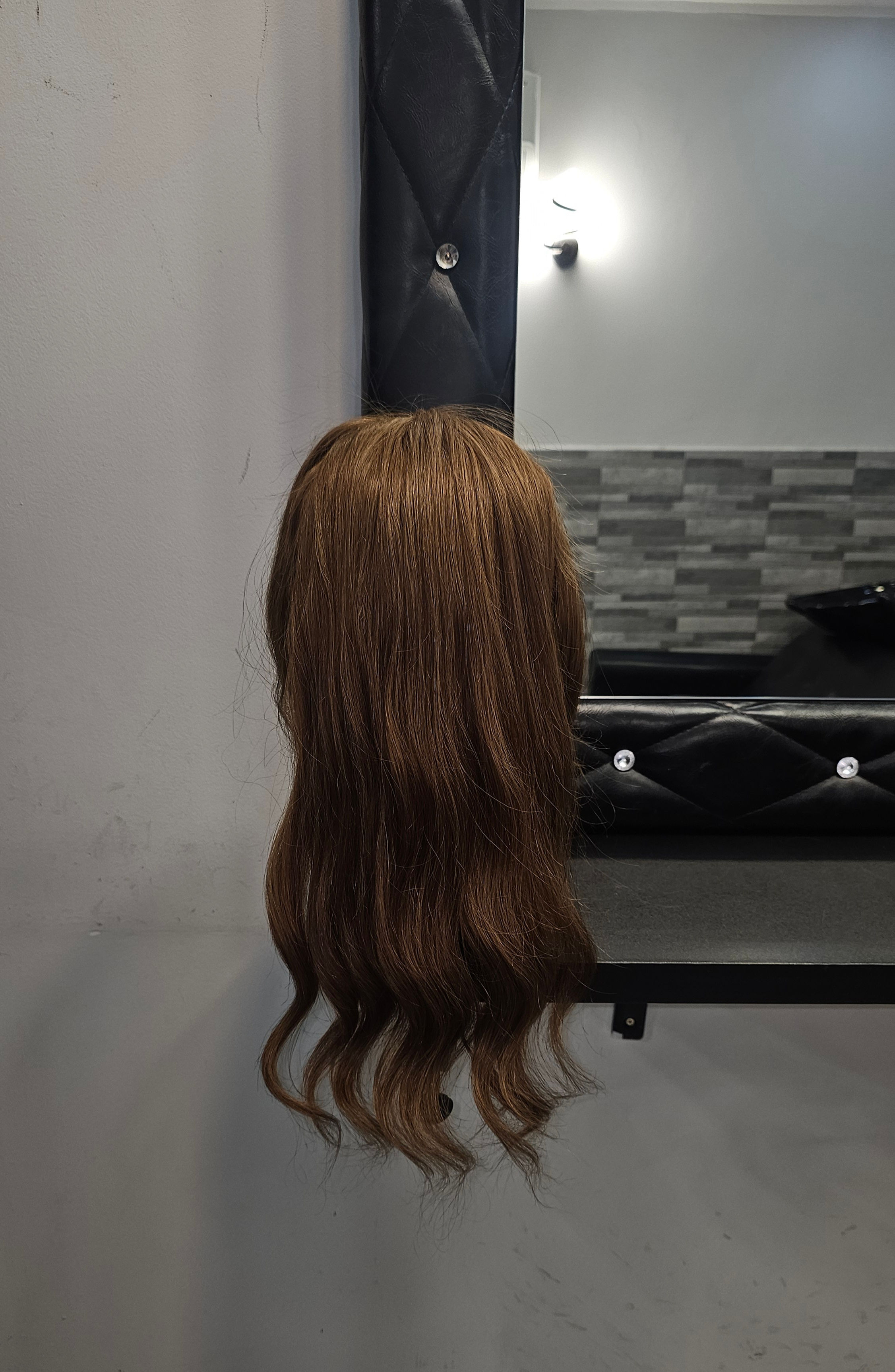 Protesi 20x25 cm. in pellicola colore 7 lunghezza capelli 45cm.