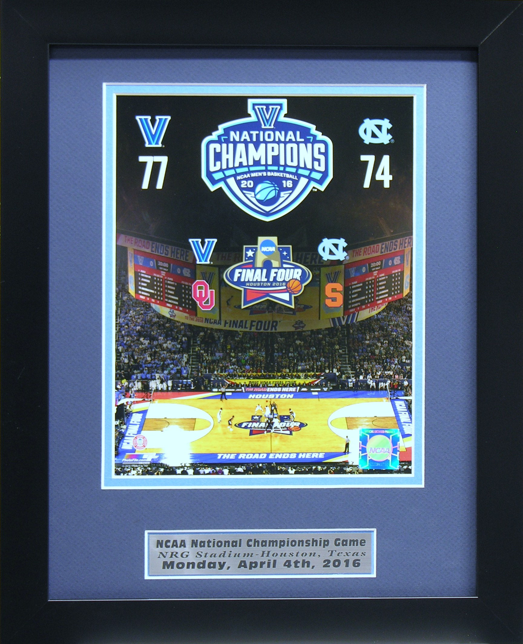 Villanova Wildcats 13x16 Man Cave Art
