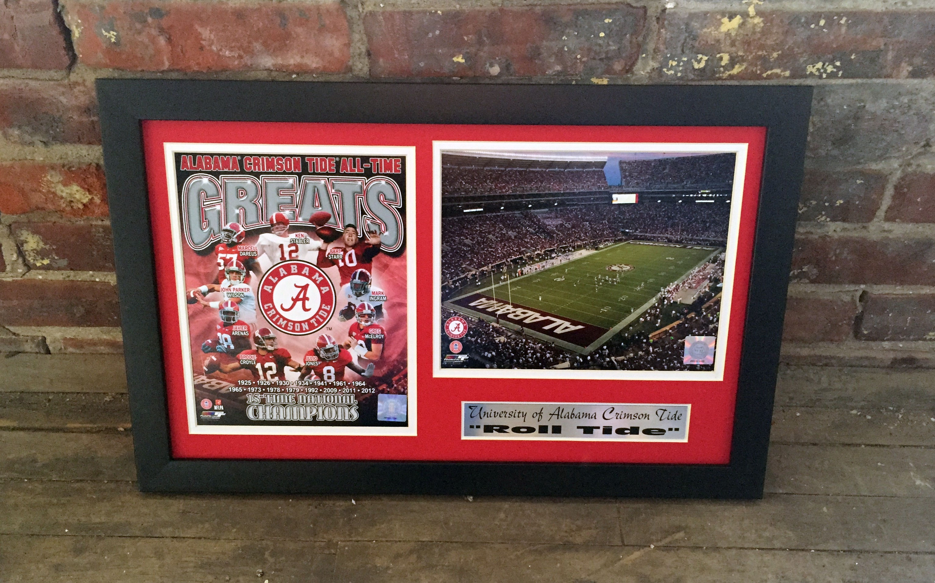 Alabama Crimson Tide NCAA Framed Photo Wall Art