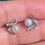 Thumbnail: Elegant Pearl Bloom Studs