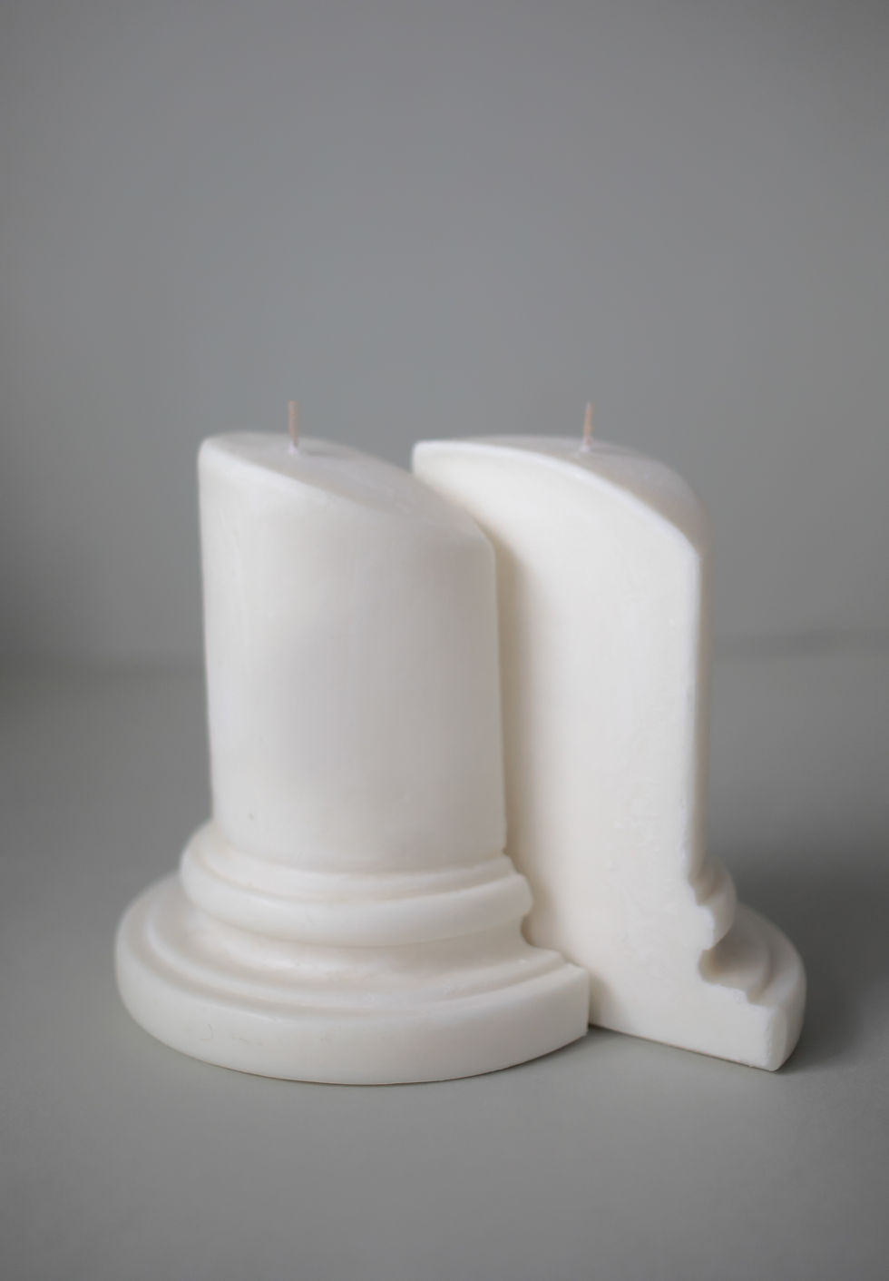 Thumbnail: Half column candle pair.