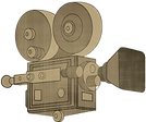 Drawing of a Film Camera