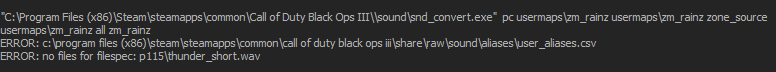 please can someone help me, for some reason my game is without sound from the mods i downloaded from DEVRAW! the error that appears is this: content media