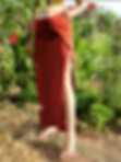 Miniature : 𓂀 Isis skirt - Orange 𓆃