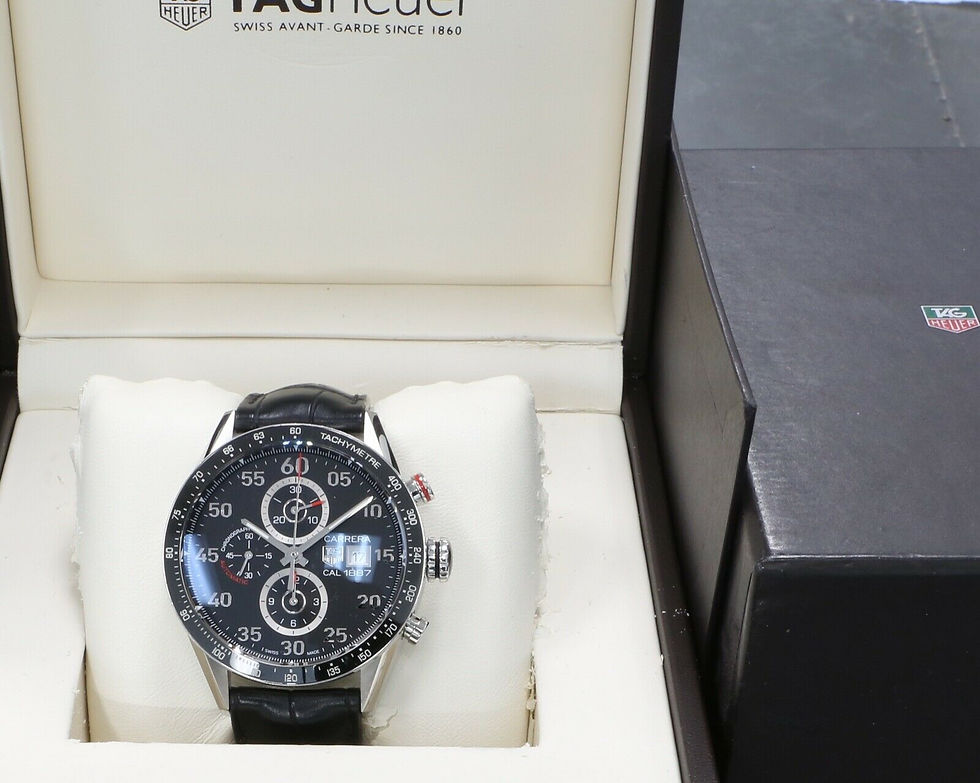 Thumbnail: TAG Heuer CARRERA Chronograph 43mm CAR2A10.FC6235 Cal.1887 Automatic Swiss Watch