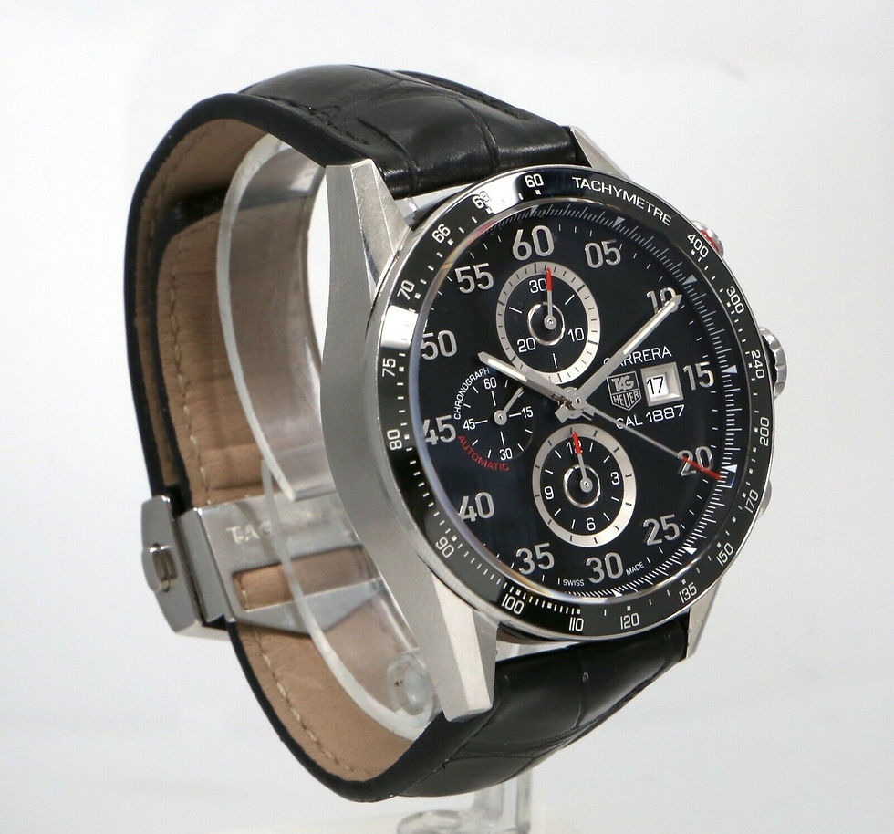 Thumbnail: TAG Heuer CARRERA Chronograph 43mm CAR2A10.FC6235 Cal.1887 Automatic Swiss Watch