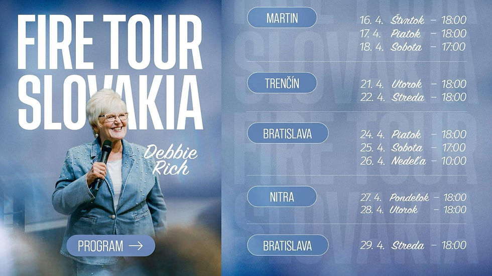 FIRE TOUR SLOVAKIA s DEBBIE RICH