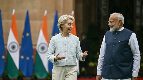 Europa e India firman "la madre de todos los acuerdos comerciales" que representa el 25% del PIB mundial