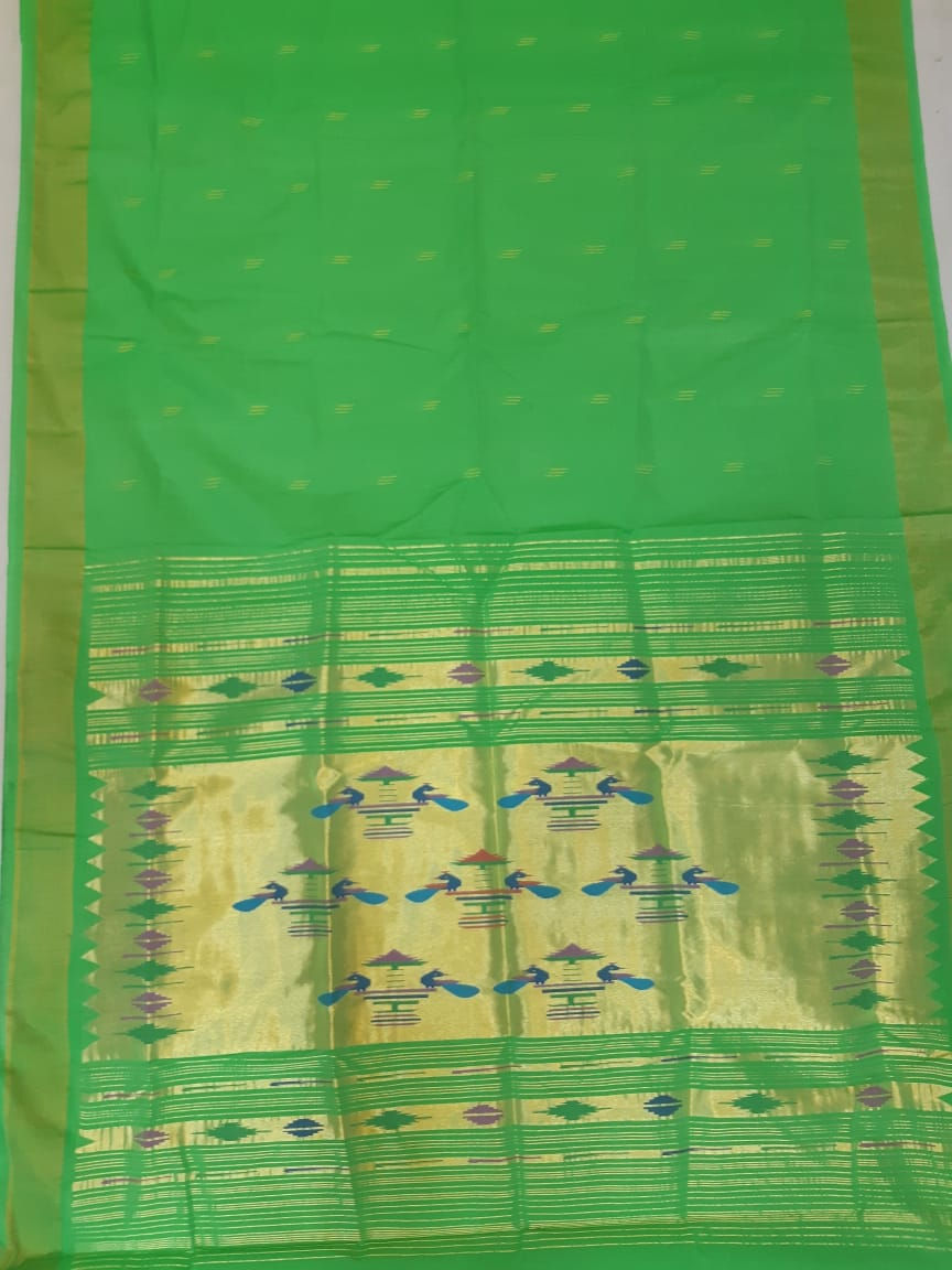 Thumbnail: Cotton yeola Paithani