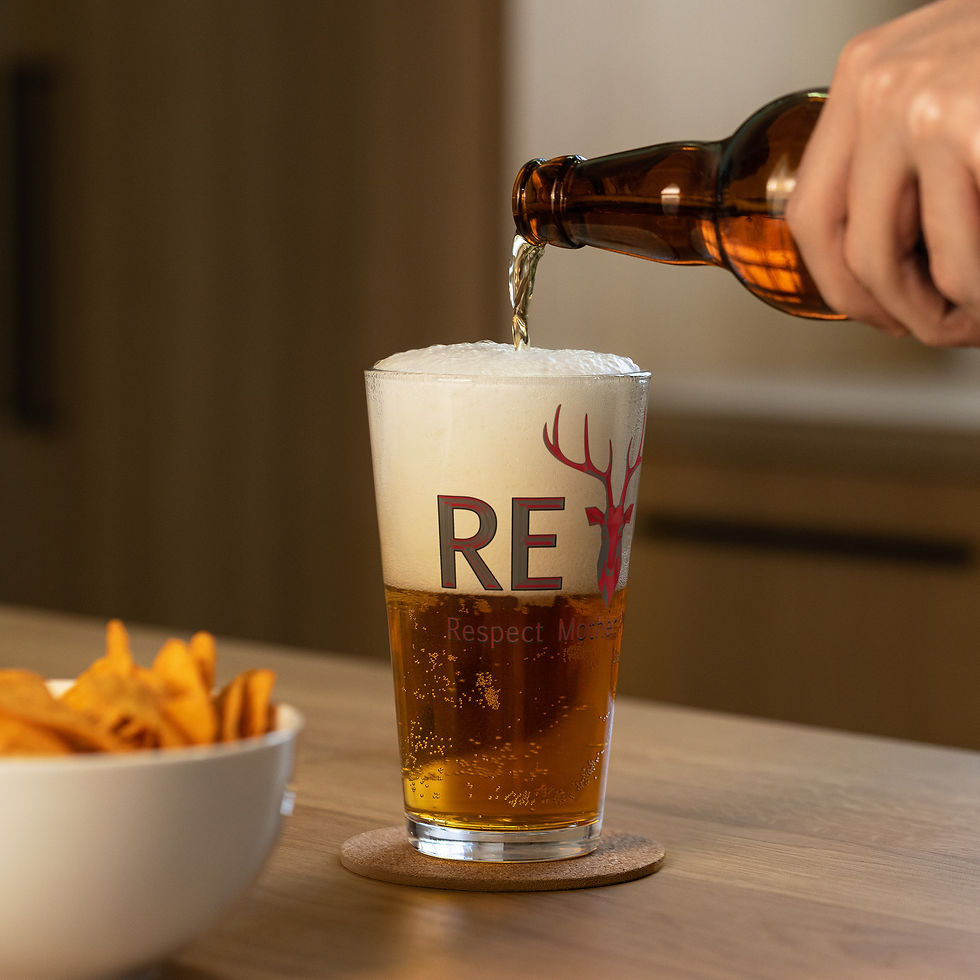 Thumbnail: "Revenge" text -  pint glass