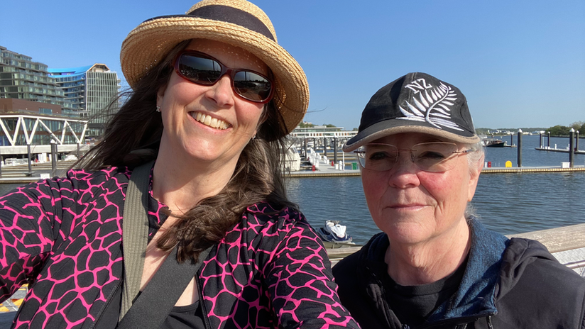 Adrienne Hill and Susan Gerbic