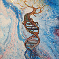Tree of life, acrylic on canvas 50_70cm