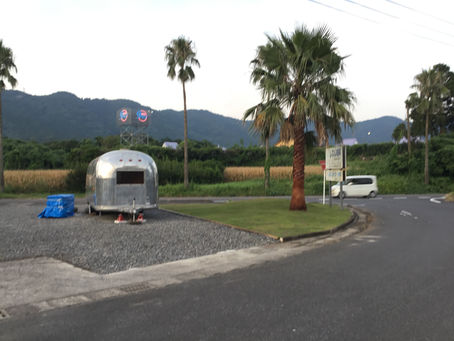 エアストリーム 志布志町夏井の敷地