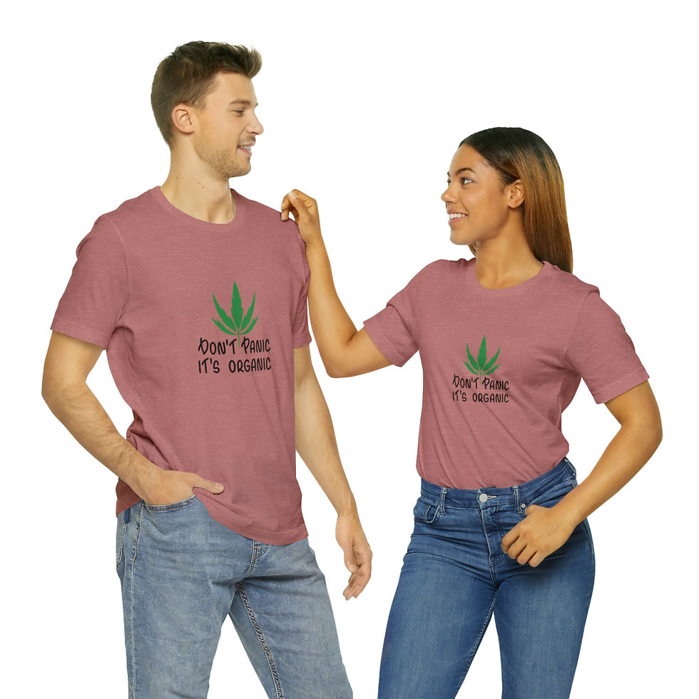 Thumbnail: Don't Panic It's Organic Unisex Jersey Short Sleeve Tee