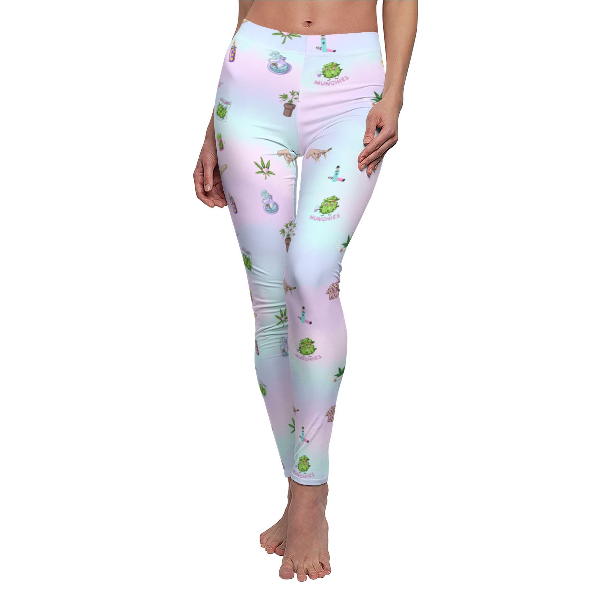 420 Club Marijuana Rainbow Women's Leggings