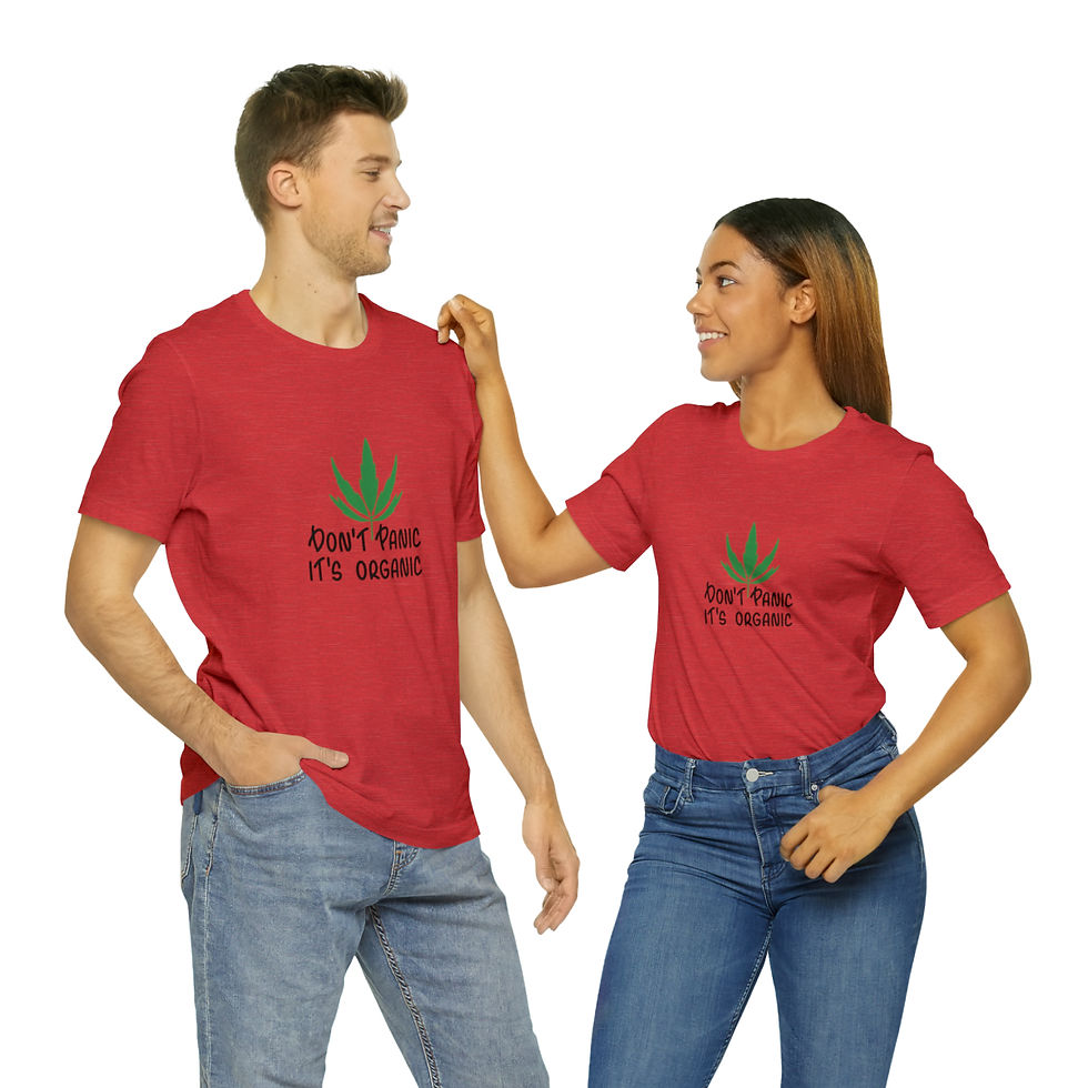 Thumbnail: Don't Panic It's Organic Unisex Jersey Short Sleeve Tee