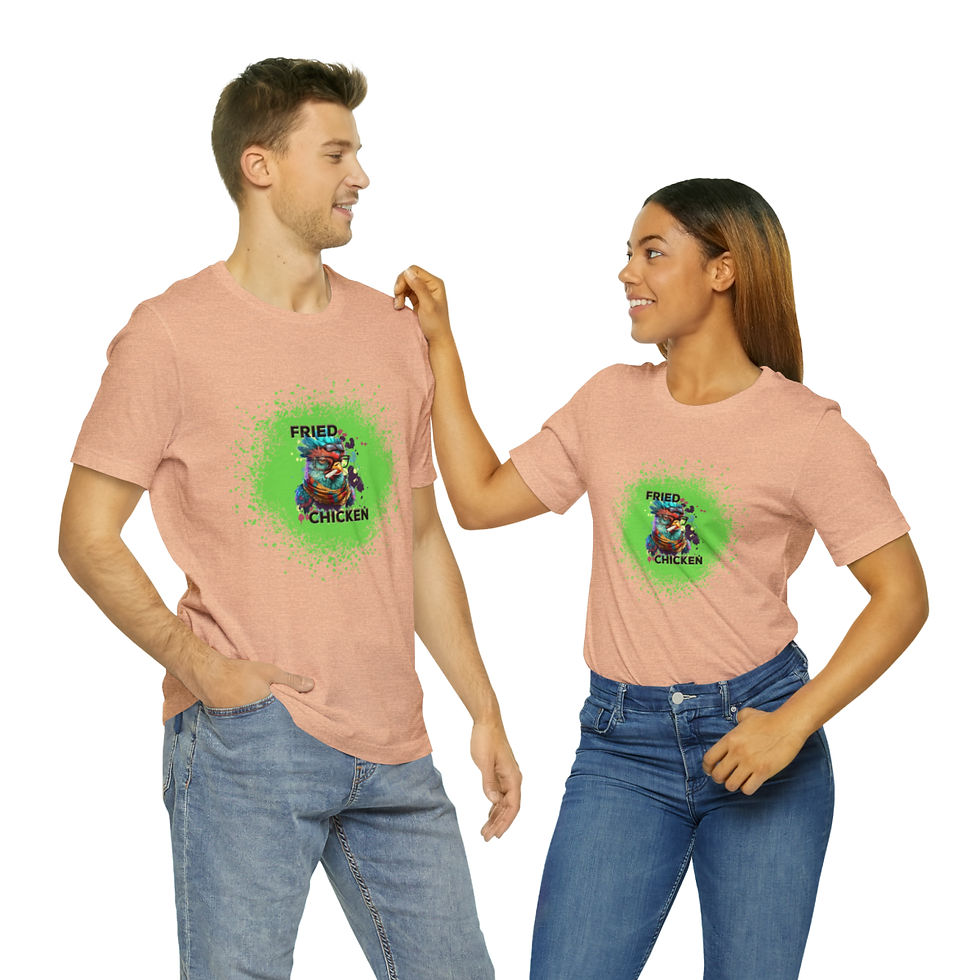 Thumbnail: Fried Chicken Unisex Jersey Short Sleeve Tee