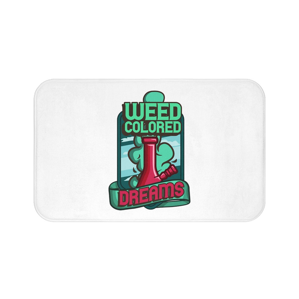 Thumbnail: Weed Colored Dreams Bath Mat