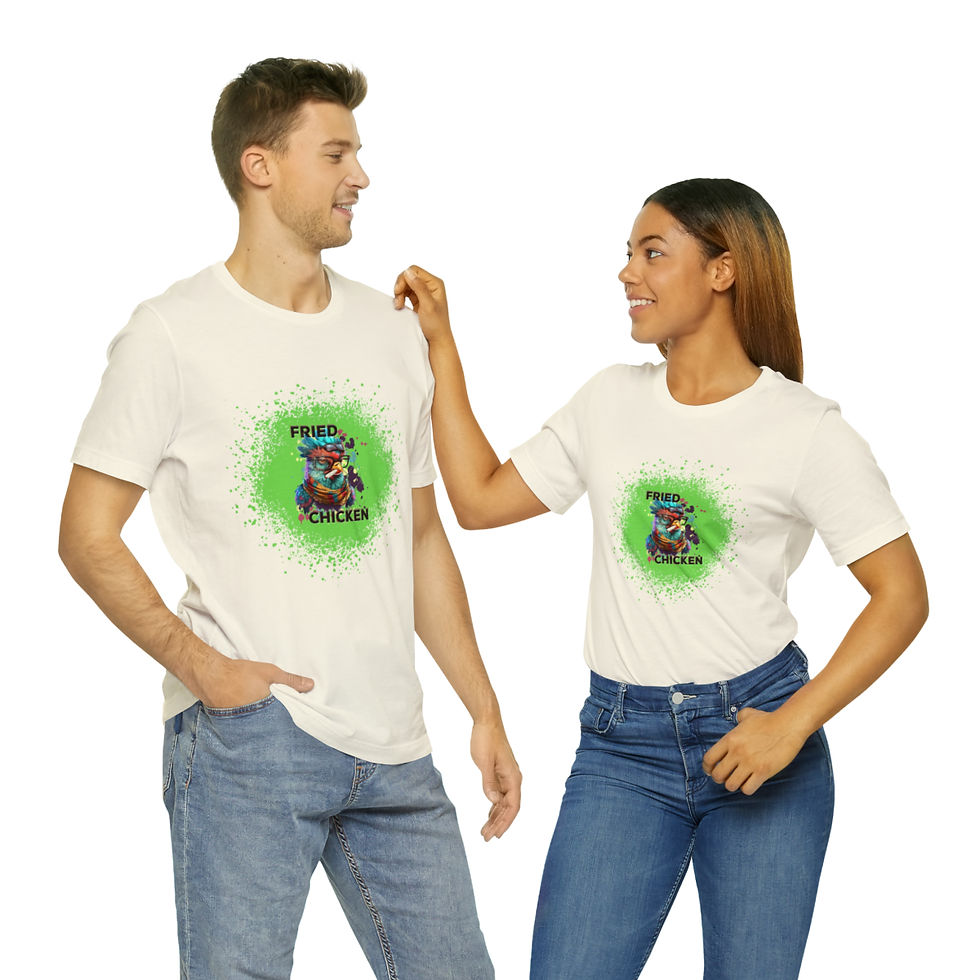 Thumbnail: Fried Chicken Unisex Jersey Short Sleeve Tee