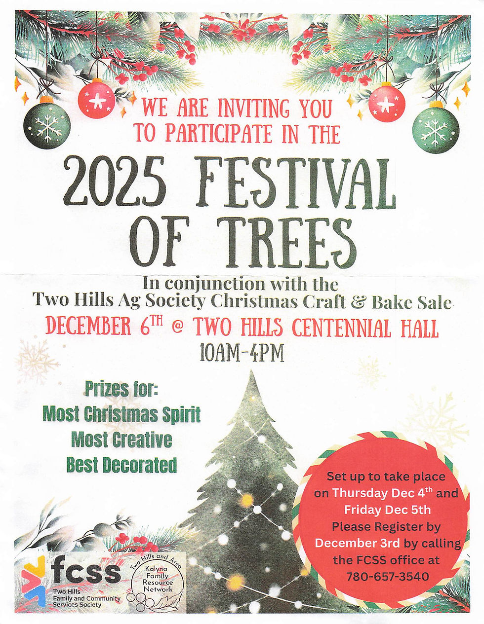 Festival of Trees - Dec 06/25 FCSS