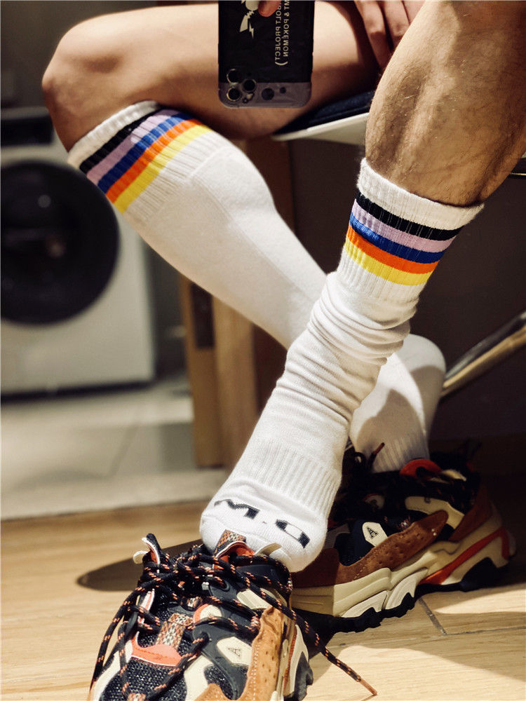 Thumbnail: D.M. Multi-colour Sports Socks 