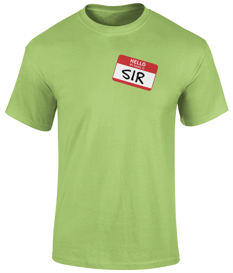 Thumbnail: Hello my name is... SIR
