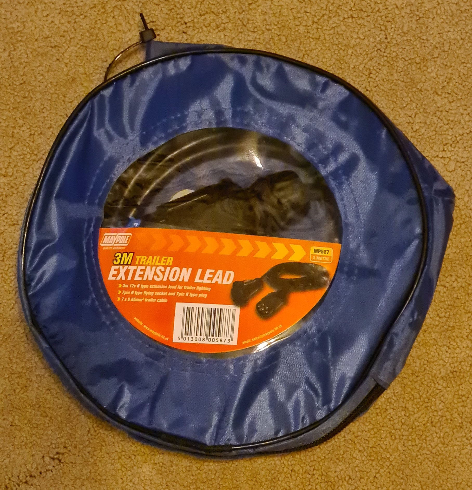 Maypole Extension Lead Straight 3M 12N