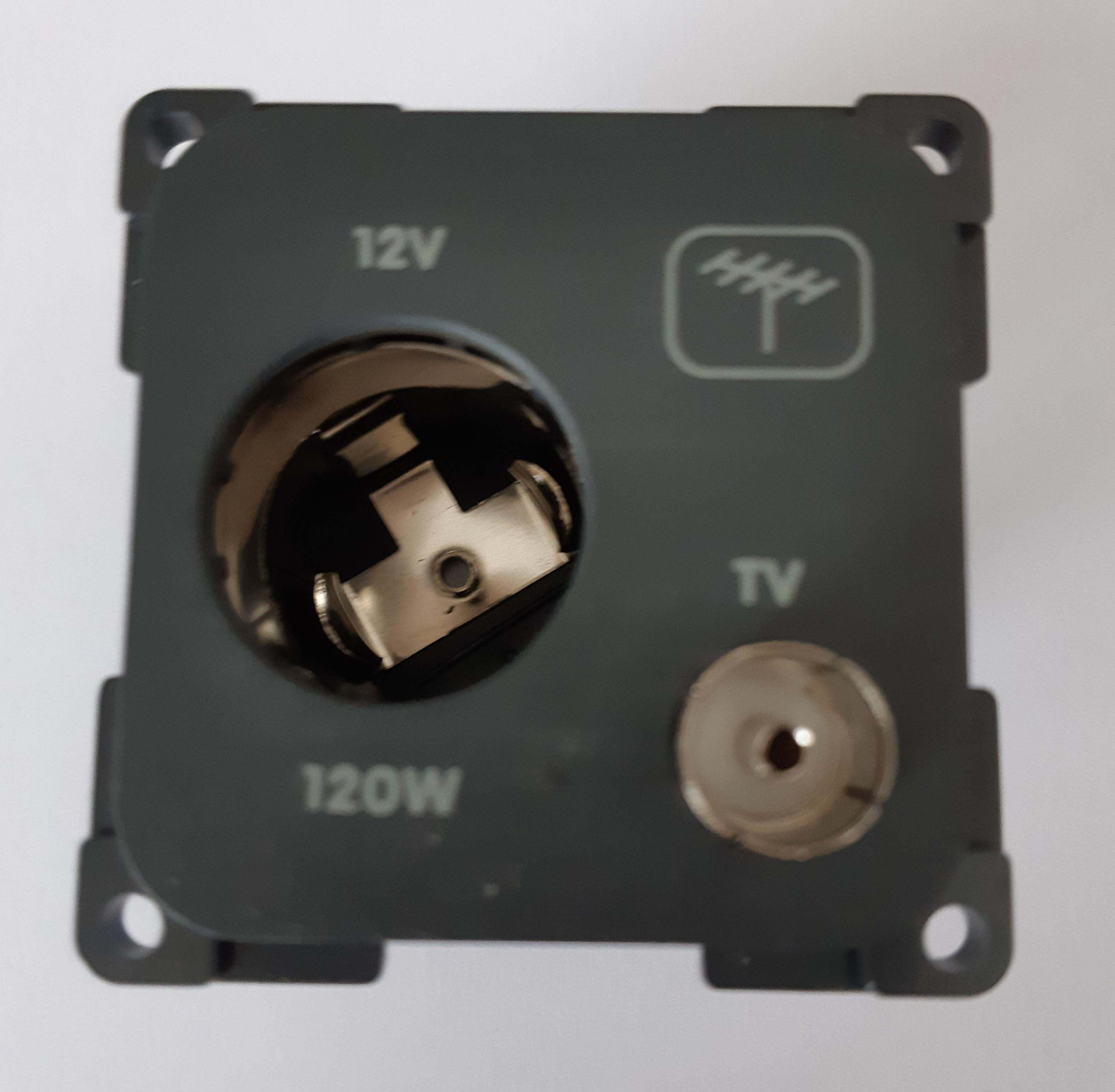 CBE 12v - 12w Cigarette lighter type + TV Socket