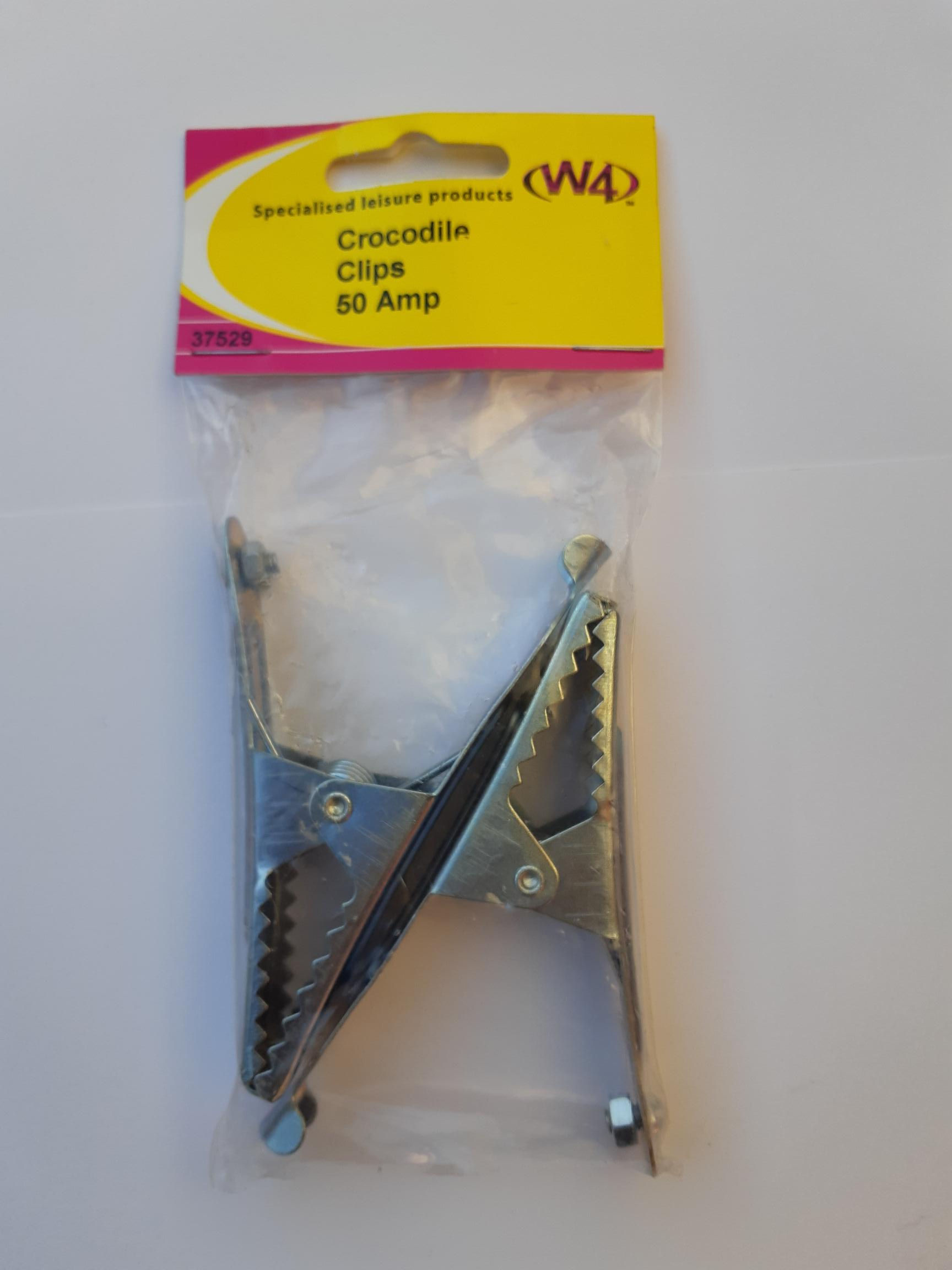 W4 50 amp Crocodile Clips