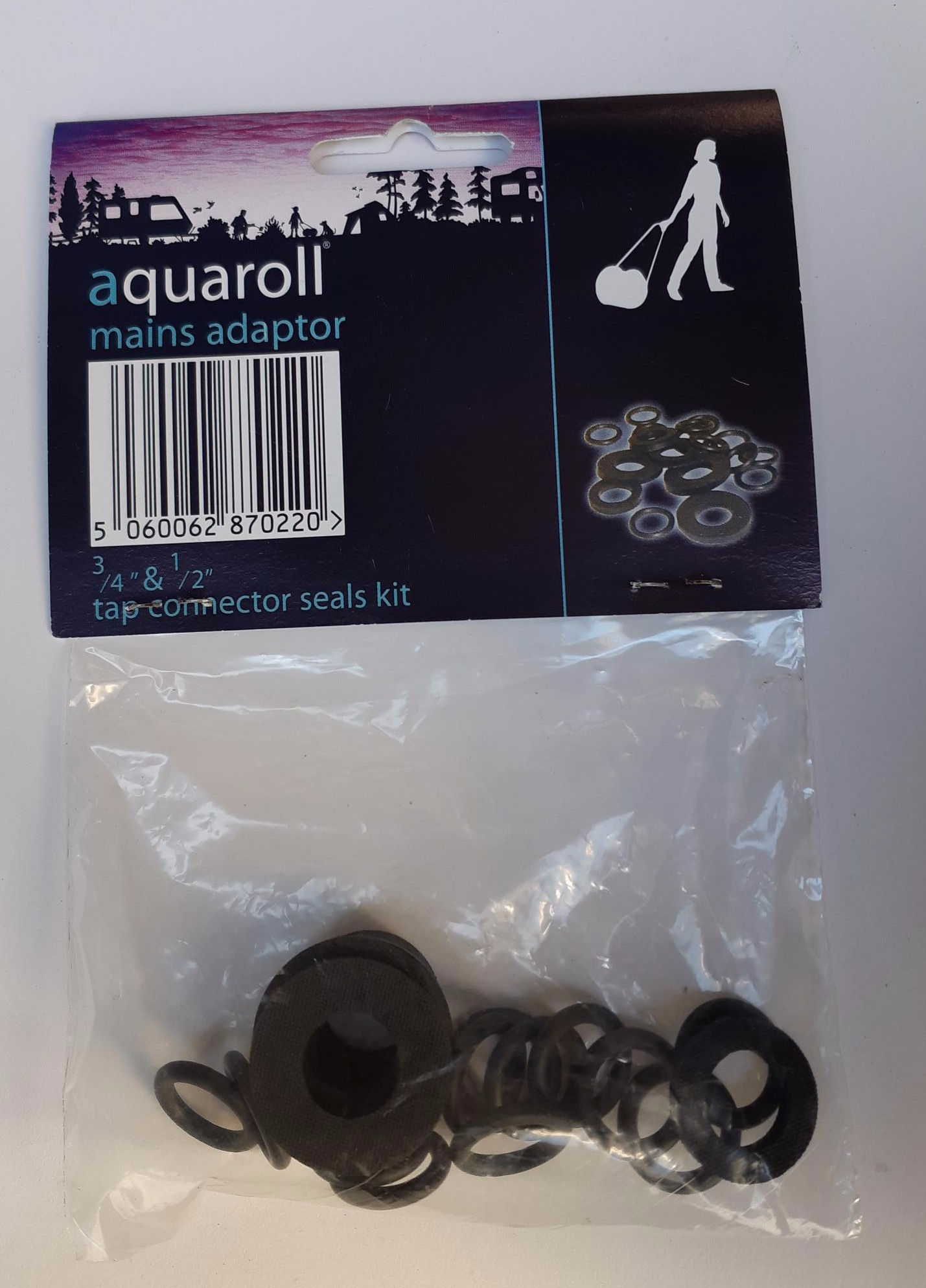 Aquaroll Mains Adaptor Tap Seals Kit