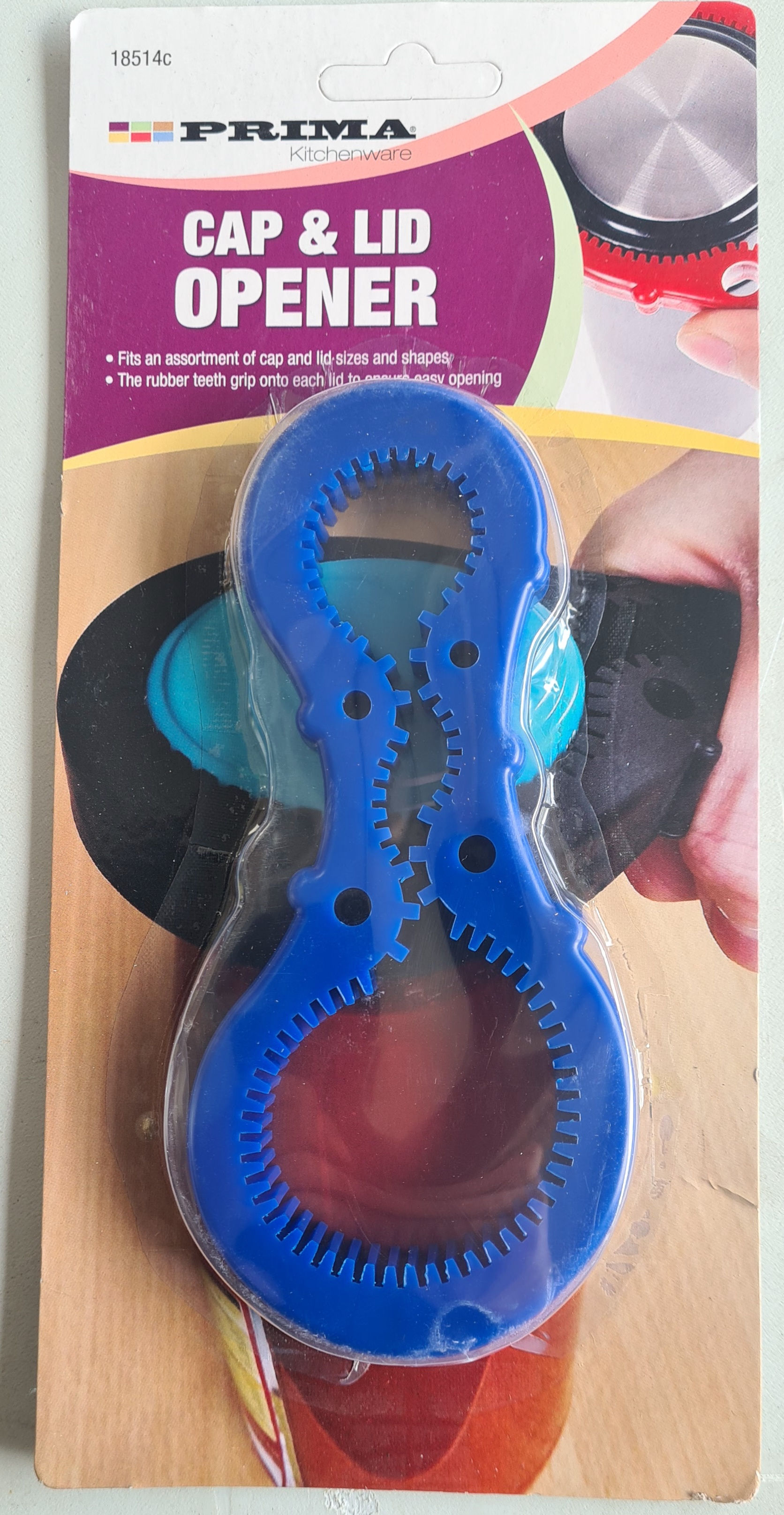 Prima Cap and Lid Opener in Blue