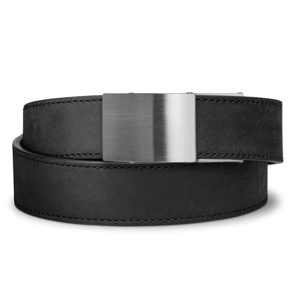 Kore Essentials X4 Stainless Buckle Black Buffalo Leather