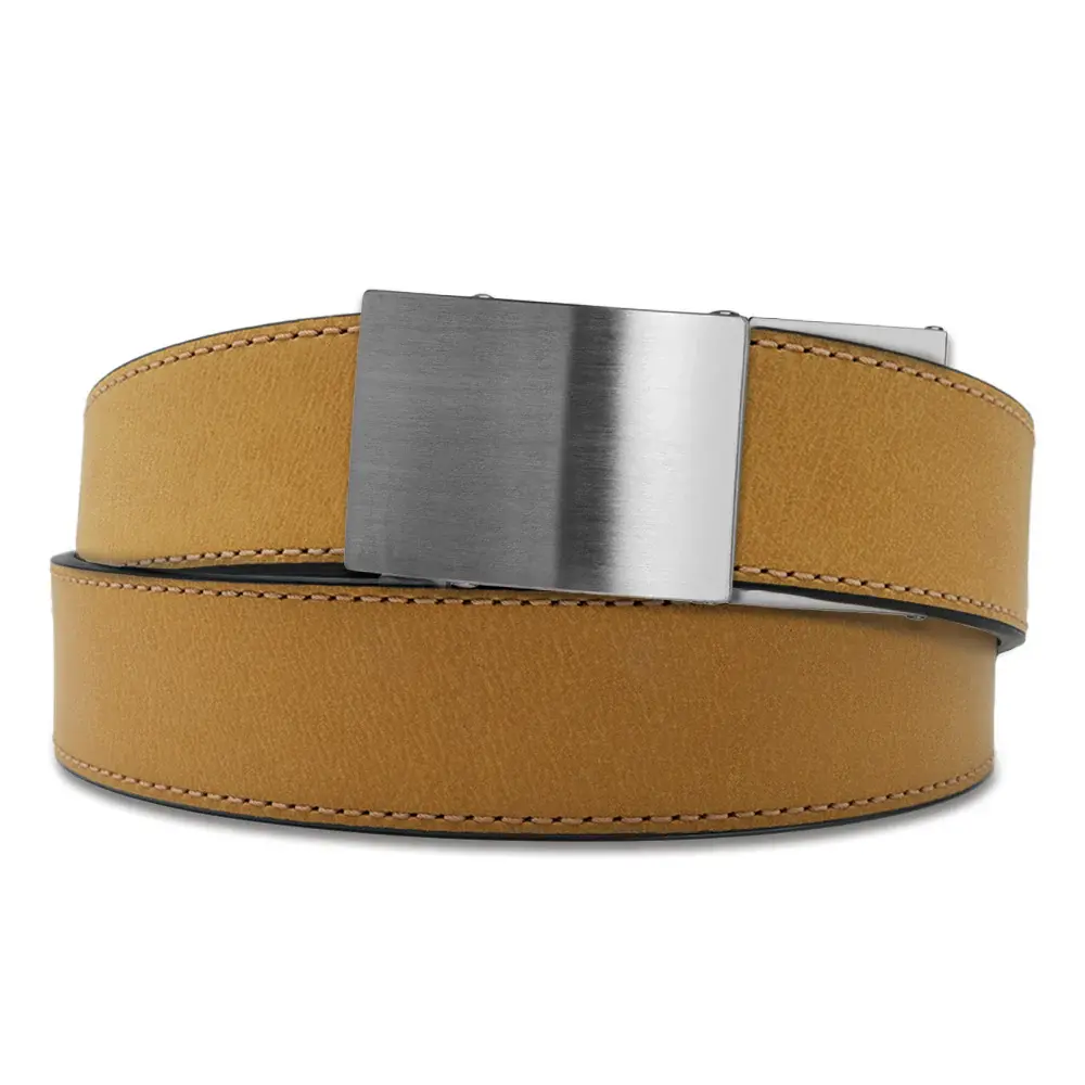 Kore Essentials X4 Stainless Buckle Tan Buffalo Leather