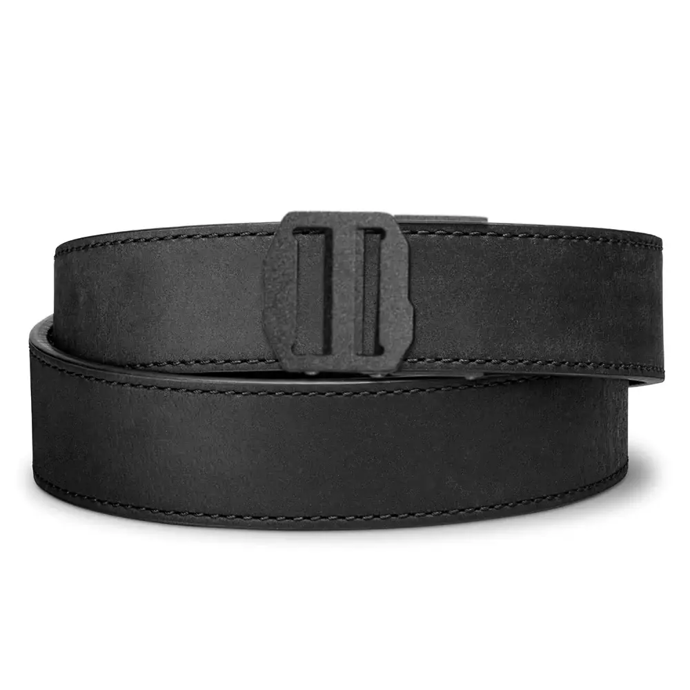 Kore Essentials X7 Buckle Black Buffalo Leather
